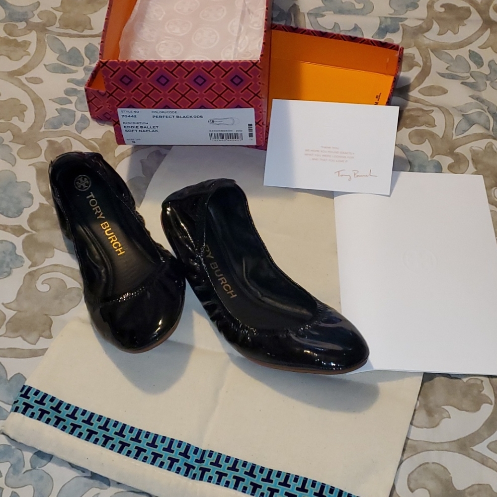 Tory Burch Eddie Ballet Soft Naplak